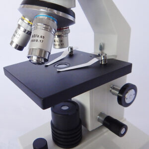 กล้องจุลทรรศน์ตาเดียวไร้สาย Motic รุ่น SFC-100FLED เลนส์วัตถุ และแท่นวางสไลด์