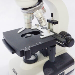 กล้องจุลทรรศน์สองตา Vision รุ่น 151BLED เลนส์วัตถุและแท่นวางสไลด์