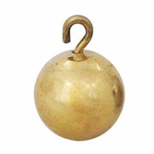 ลูกตุ้มนํ้าหนักทองเหลือง Dia 25 มม.