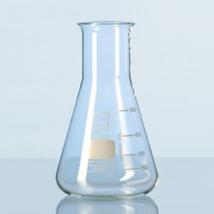 ขวดรูปชมพู่ ปากกว้าง (Erlenmeyer Flask Wide Neck (Duran))
