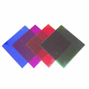 แผ่นพลาสติกโปร่งใส 5 สี 