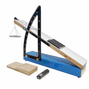 ระนาบเอียงและแผ่นทดสอบแรงเสียดทาน