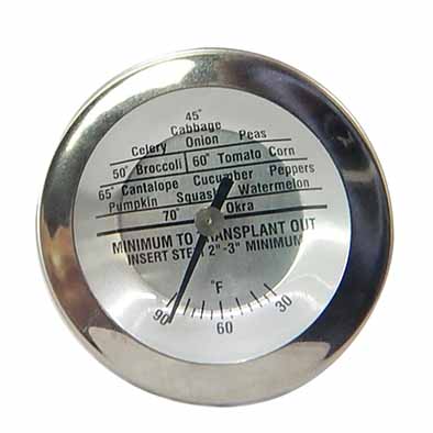 ทอร์โมมิเตอร์วัดอุณหภูมิในดินแบบหน้าปัด