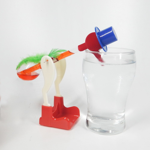 นกกระจอกกินนํ้า (Drinking Bird)
