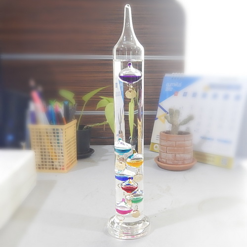 เทอร์โมมิเตอร์กาลิเลโอ (Galileo Thermometer) 7 ลูก
