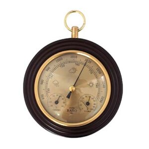 บารอ-เทอร์โม-ไฮโกรมิเตอร์ หน้าปัด (กรอบไม้) 3 IN 1