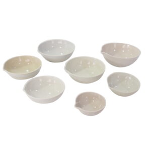 ถ้วยกระเบื้อง (Porcelain Basins, Round with Spout, Glazed)