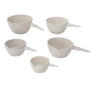 ถ้วยกระเบื้องมีที่จับ (Porcelain Basins with Handle, Glazed)