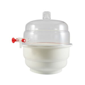 หม้อดูดความชื้น มีวาล์ว (Desiccator : Acrylic)