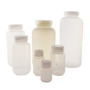 ขวดสี่เหลี่ยมปากกว้าง (ใส) (Square Bottle, Wide Mouth : HDPE)