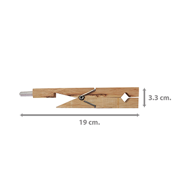 ที่จับหลอดทดลองแบบไม้หนีบ