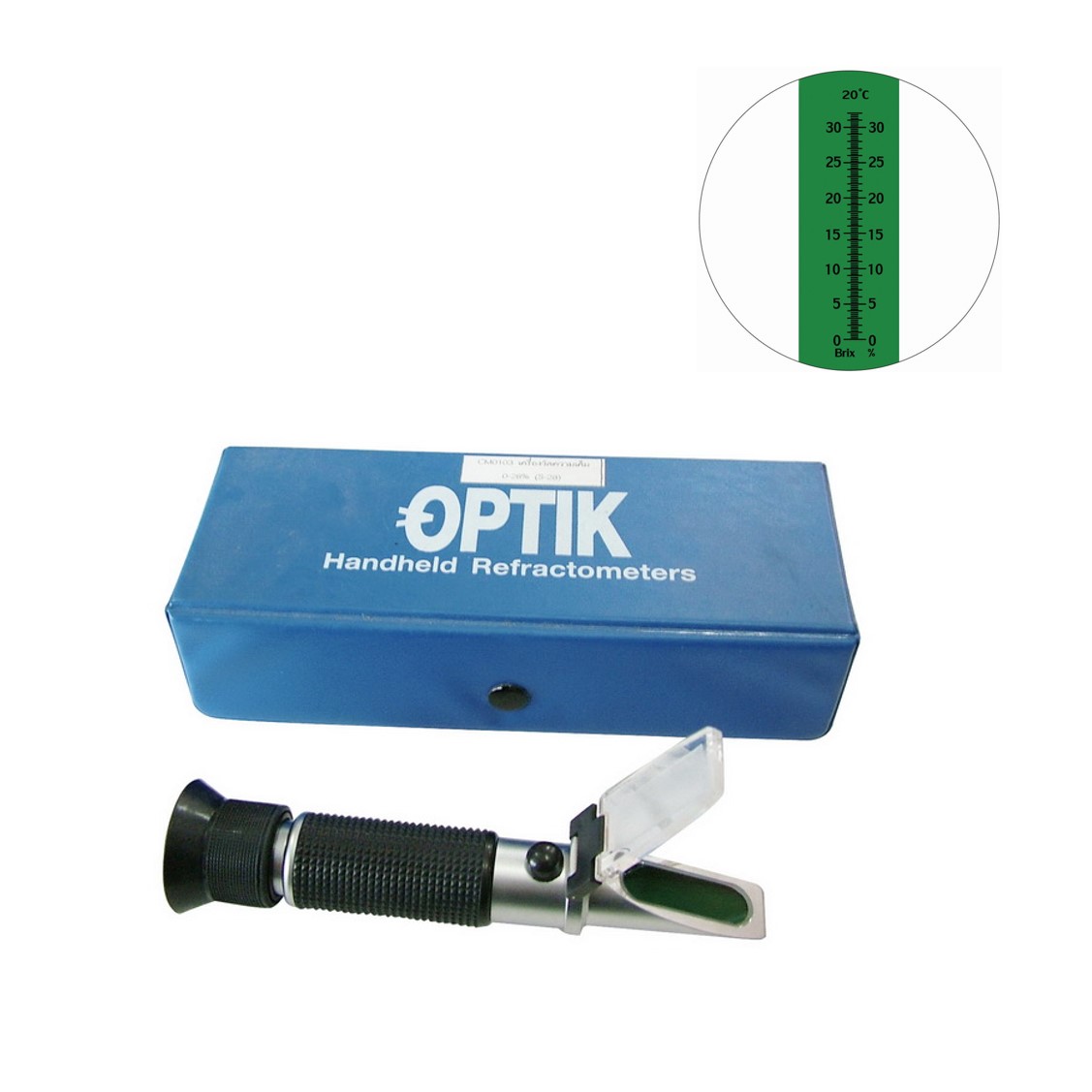 เครื่องวัดความหวาน ยี่ห้อ OPTIK (Brix Refractometer OPTIK)