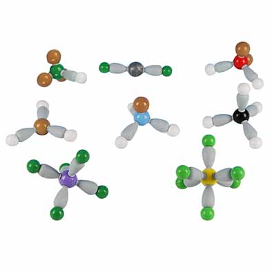 แบบจำลองรูปร่างโมเลกุล 8 รูปแบบ