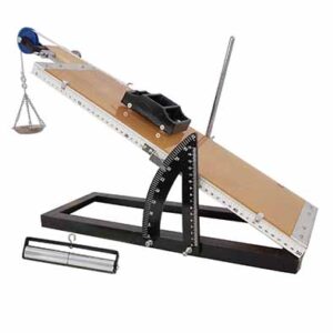 ชุดระนาบเอียงโลหะพร้อมสเกลบอกระยะ