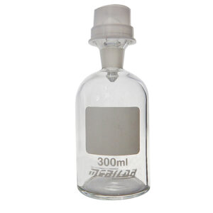 ขวดบีโอดี มีฝาครอบพลาสติกป้องกันการระเหย (BOD Bottle with Glass Stopper and Plastic Cap) ยี่ห้อ Medilab