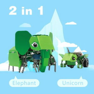 ชุดประกอบหุ่นยนต์ Q-elephant ของแบรนด์ RoboBloq