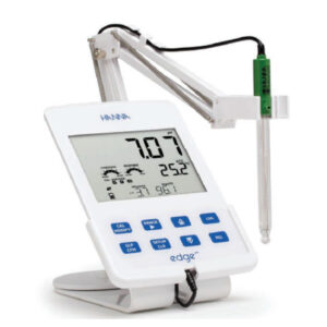 เครื่องมือวัดค่าความเป็นกรด-ด่าง ค่าความต่างศักย์ไฟฟ้า แบบตั้งโต๊ะ ยี่ห้อ HANNA รุ่น HI 2002 edge® pH/ORP Meter