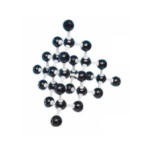 แบบจำลองโครงสร้างผลึกเพชร