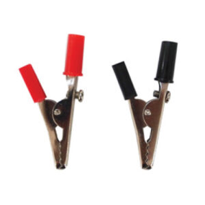 คลิปปากจระเข้ดำ-แดง (ต่อพ่วง) 10 อัน/ชุด