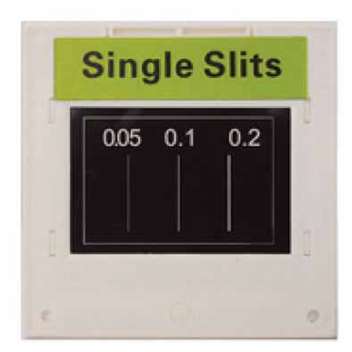 แผ่นสลิทเดี่ยว 3 ค่า